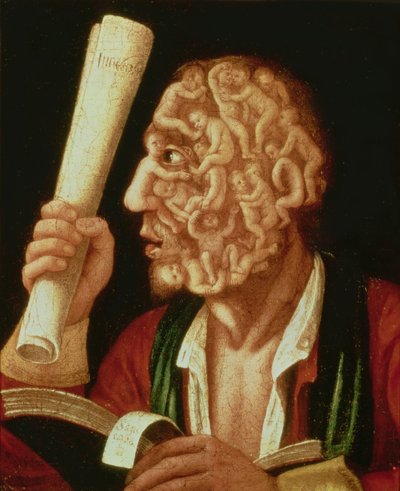 Porträt von Adam von Giuseppe Arcimboldo